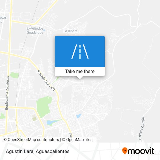 Agustín Lara map
