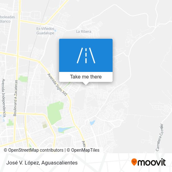 José V. López map
