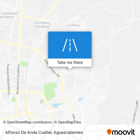 Alfonso De Anda Cuéllar map
