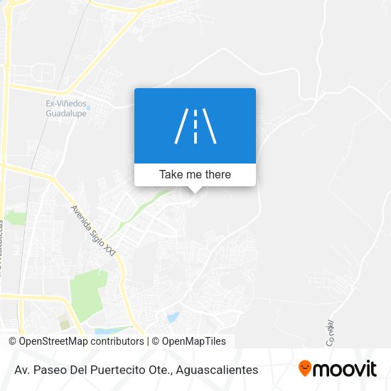 Av. Paseo Del Puertecito Ote. map