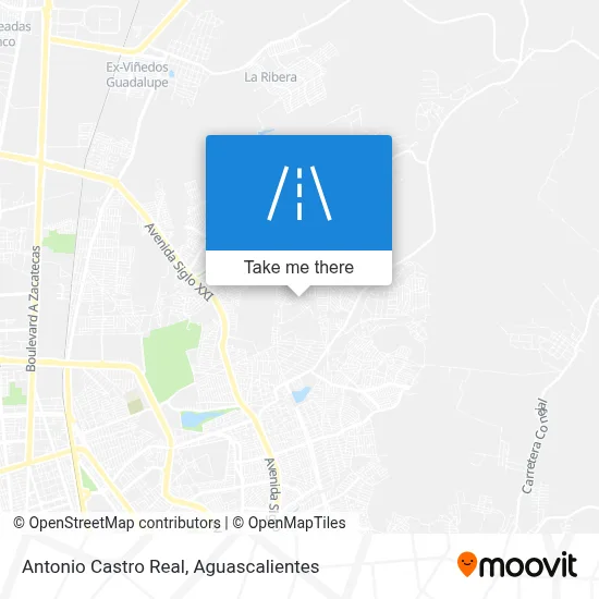 Antonio Castro Real map