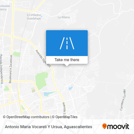 Mapa de Antonio Maria Vocareli Y Ursua
