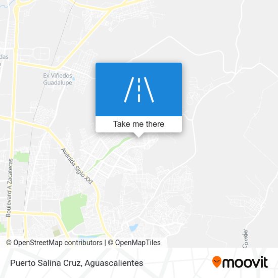Puerto Salina Cruz map