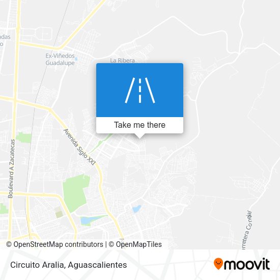 Mapa de Circuito Aralia