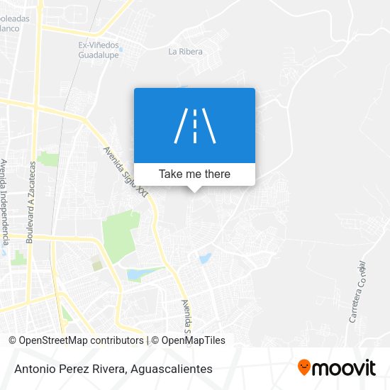 Antonio Perez Rivera map