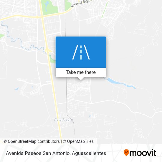 Avenida Paseos San Antonio map