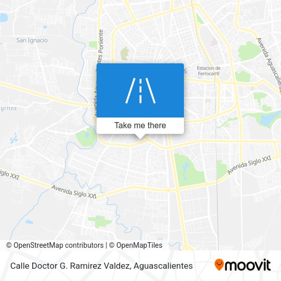 Calle Doctor G. Ramirez Valdez map