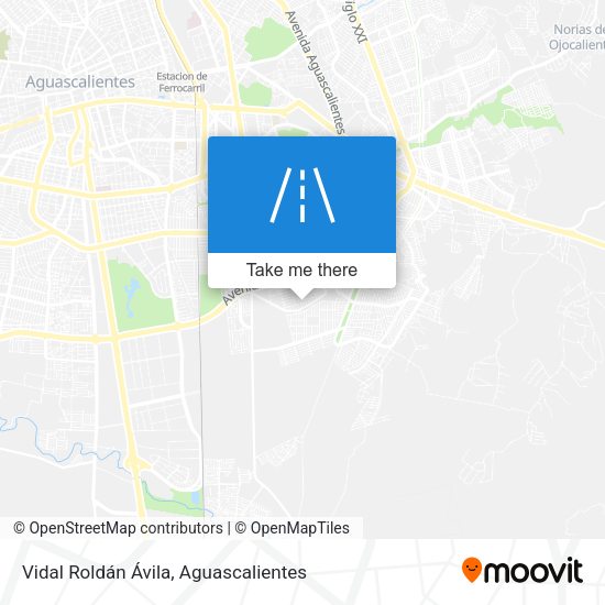 Mapa de Vidal Roldán Ávila
