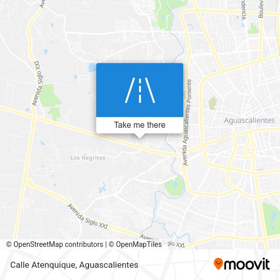 Mapa de Calle Atenquique