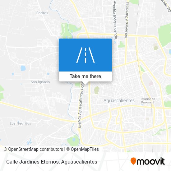Mapa de Calle Jardines Eternos