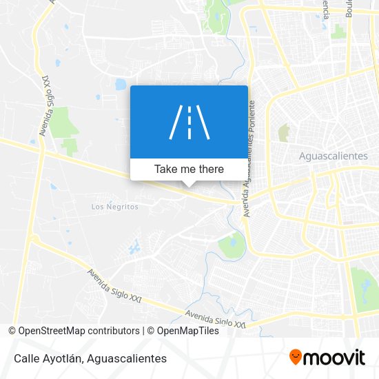 Calle Ayotlán map