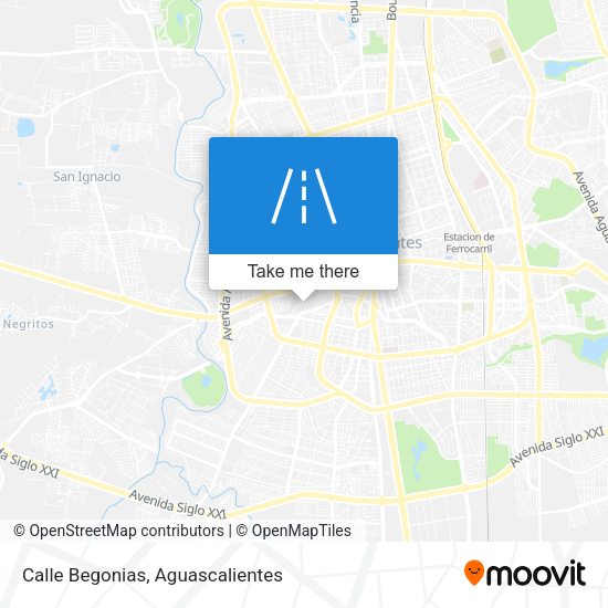 Calle Begonias map