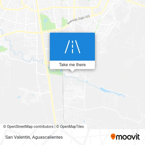 San Valentin map