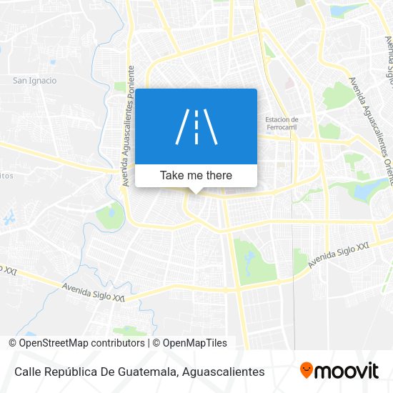 Calle República De Guatemala map