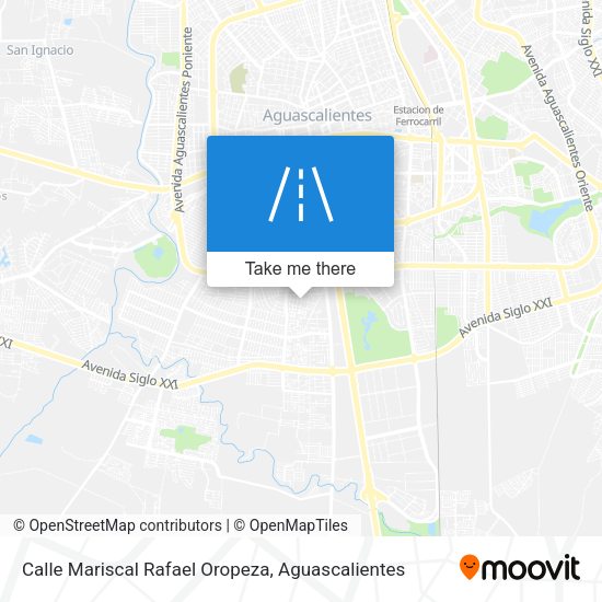 Calle Mariscal Rafael Oropeza map