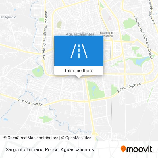 Sargento Luciano Ponce map