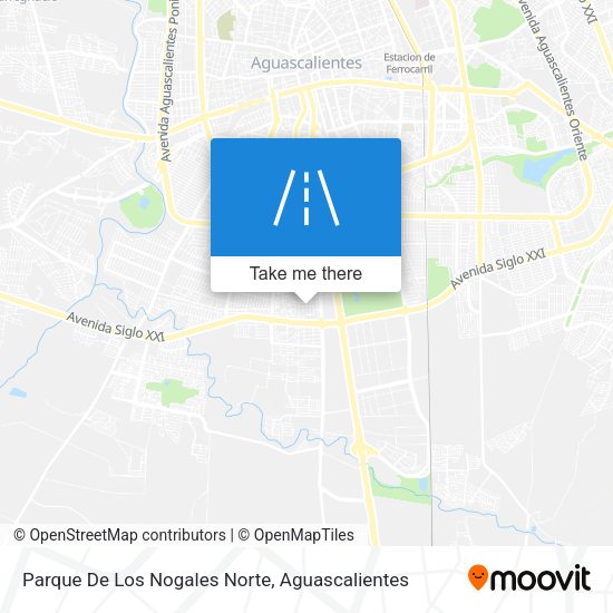 Parque De Los Nogales Norte map