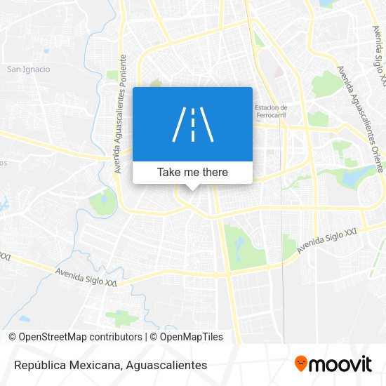 República Mexicana map
