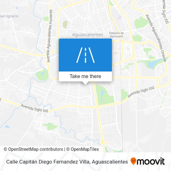 Calle Capitán Diego Fernandez Villa map