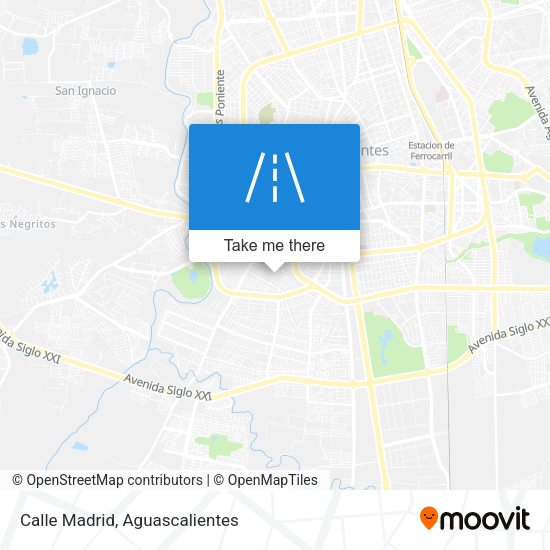 Calle Madrid map