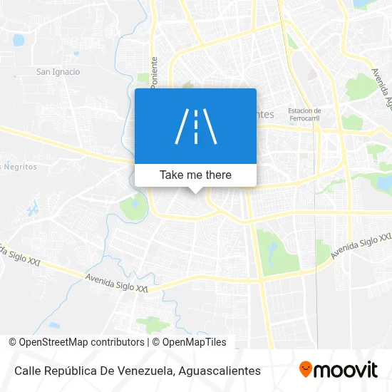 Calle República De Venezuela map