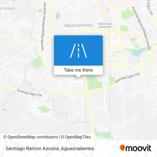 Santiago Ramon Azcona map