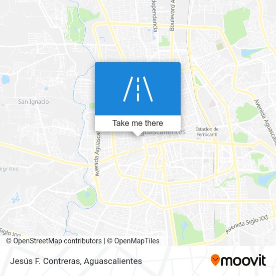 Jesús F. Contreras map