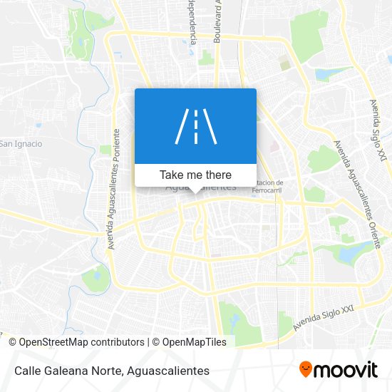 Mapa de Calle Galeana Norte