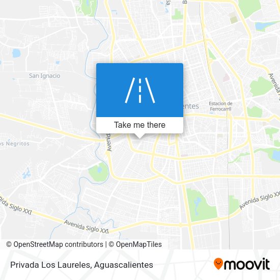 Privada Los Laureles map