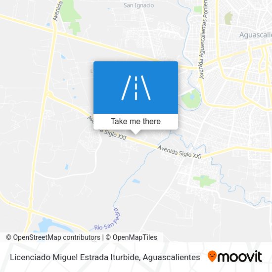Licenciado Miguel Estrada Iturbide map