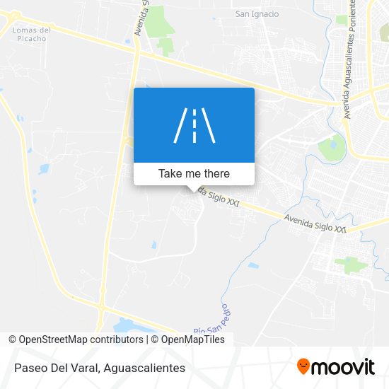 Paseo Del Varal map