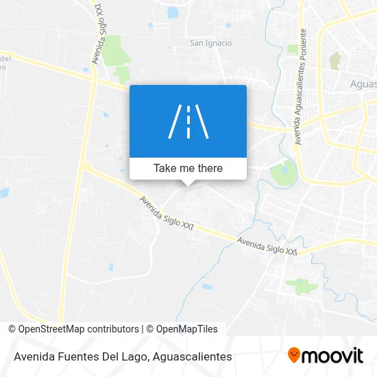 Avenida Fuentes Del Lago map