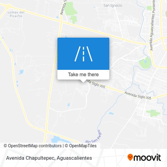 Mapa de Avenida Chapultepec