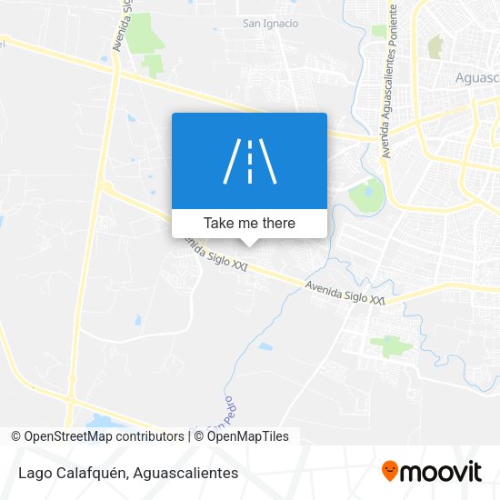 Mapa de Lago Calafquén
