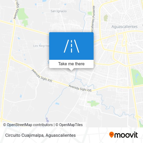 Circuito Cuajimalpa map