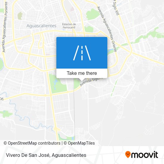 Vivero De San José map