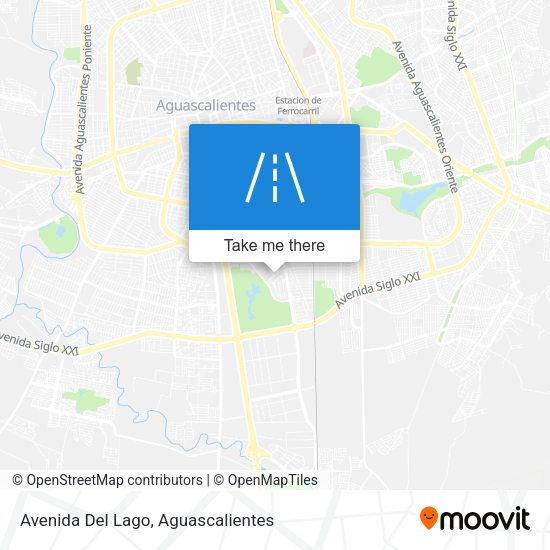 Avenida Del Lago map