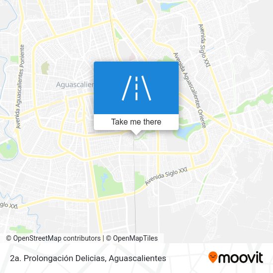 2a. Prolongación Delicias map
