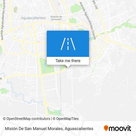 Mapa de Misión De San Manuel Morales