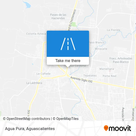 Agua Pura map