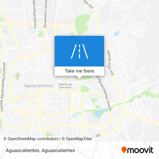 Aguascalientes map
