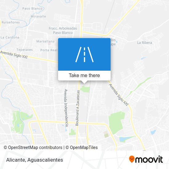 Mapa de Alicante