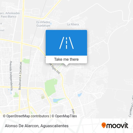 Mapa de Alonso De Alarcon