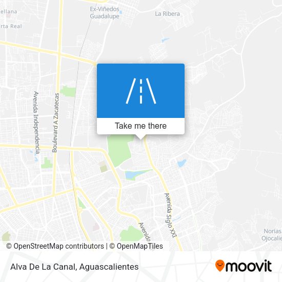 Mapa de Alva De La Canal