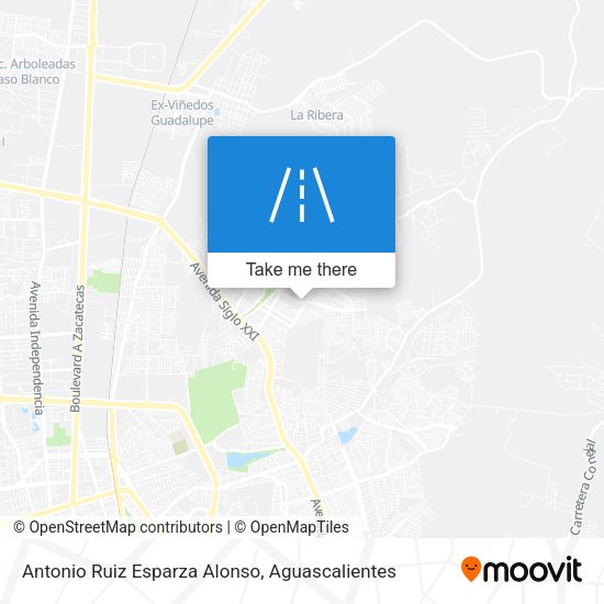 Antonio Ruiz Esparza Alonso map