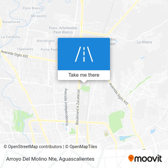 Arroyo Del Molino Nte map