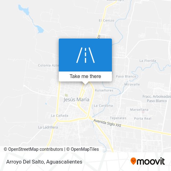 Arroyo Del Salto map