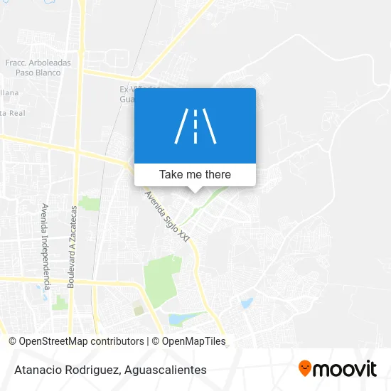 Atanacio Rodriguez map