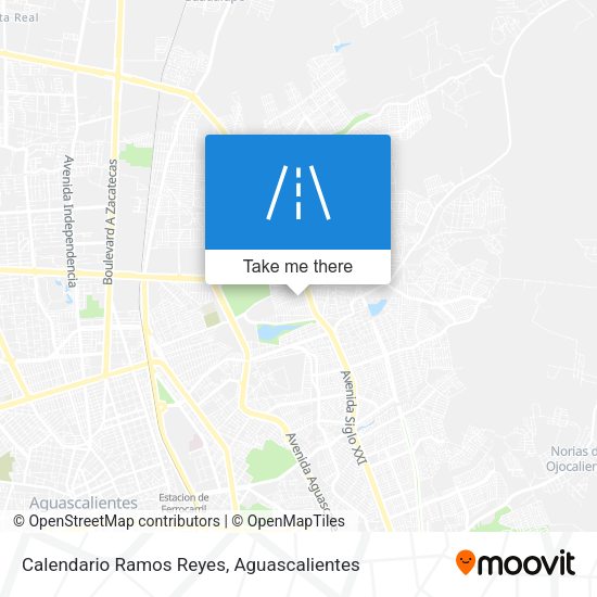 Calendario Ramos Reyes map