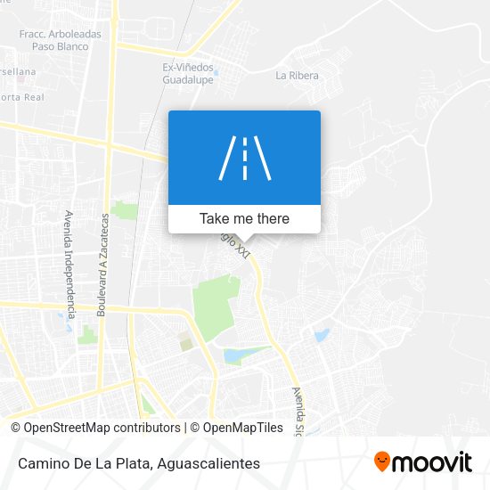 Camino De La Plata map